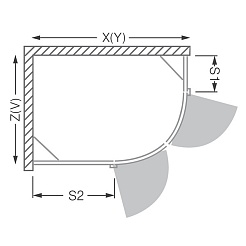 Roltechnik Душевой уголок "GR2 1200x800" L – фотография-2