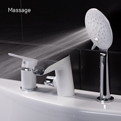 Iddis Смеситель на борт ванны Cloud CLOSB3Ki07 на 3 отверстия – фотография-6