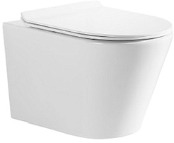 Ceruttispa Унитаз подвесной Faro Aria Tornado CT10833 белый – фотография-1