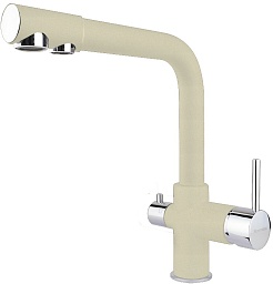 Florentina Смеситель FL-02 шампань для кухонной мойки – фотография-1