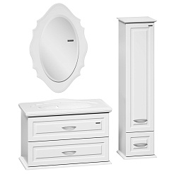  Мебель для ванной Mero 100 белый – фотография-5