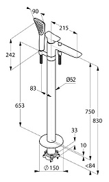 Kludi Смеситель "Ambienta 535900575" – фотография-3