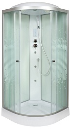 DTO Душевая кабина L908 с гидромассажем и электрикой – фотография-1