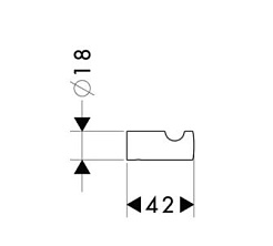 Hansgrohe Крючок Logis – фотография-3