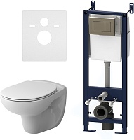 Am.Pm Унитаз подвесной Sense IS3741700 в комплекте с инсталляцией