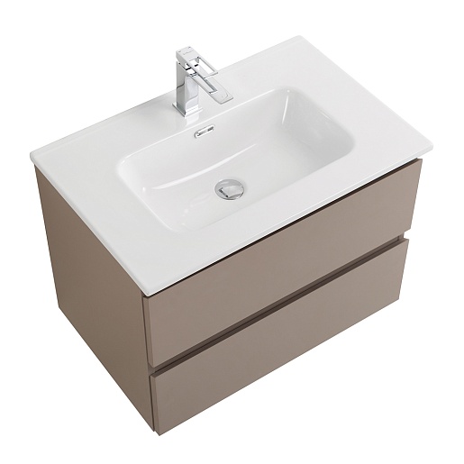 BelBagno Тумба с раковиной Kraft 75 подвесная Бежевый матовый – картинка-7