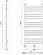Domoterm Полотенцесушитель электрический Медея П15 500x1200 АБР EL античная бронза – картинка-6