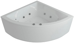 Aquatek Акриловая ванна Юпитер 150х150 с гидромассажем – фотография-2