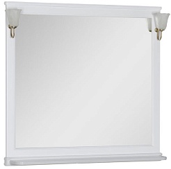 Aquanet Зеркало Валенса 110 белое (180291) – фотография-1