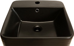 SantiLine Раковина напольная 42 SL-4005MB черная матовая – фотография-2