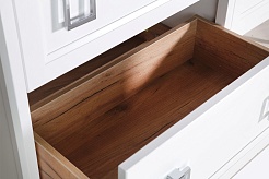ASB-Woodline Тумба с раковиной Рома 80П белая – фотография-3