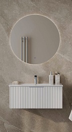 Зов Мебель для ванной Кито Флавио 60 подвесная белая – фотография-1