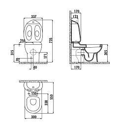 Creavit Унитаз детский Ducky DC360.00100 – фотография-4
