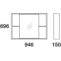  Мебель для ванной комнаты Уника 100 – фотография-2