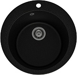 Teymi Мойка кухонная Lori Midi D51 кварцевая черная матовая