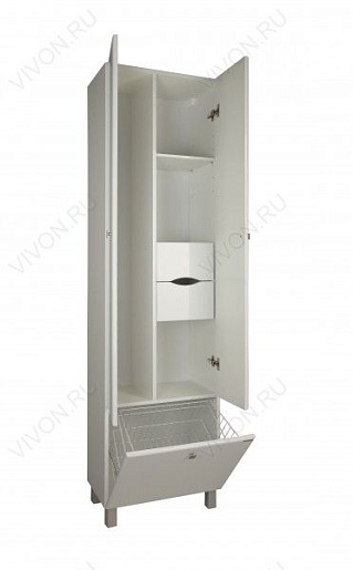 Акватон Шкаф-пенал для ванной "Симпл" с б/к – фотография-2