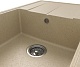 Teymi Мойка кухонная Hanna Smart 74 кварцевая бежевая матовая – фотография-14
