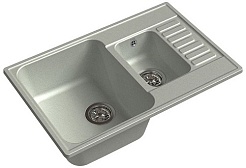 Raiber Мойка кухонная Судеты RQ377 серый – фотография-1