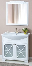 Атолл Мебель для ванной Палермо 85 витрина – фотография-1