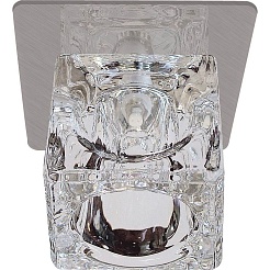 Feron Встраиваемый светильник BS 125-FB LED прозрачный,хром – фотография-1