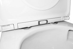 Azario Унитаз-компакт Conto AZ-T005BR безободковый с бачком с сиденьем микролифт белый – фотография-13