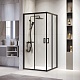 RGW Душевой уголок Passage PA-39B 90x90 профиль черный стекло прозрачное – фотография-5