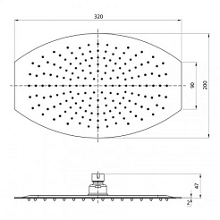 Lemark Верхний душ LM9485S – фотография-2