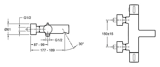 Jacob Delafon Термостат Cuff E37037-CP – фотография-2