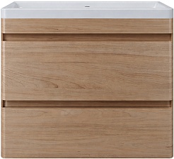 Vivon Тумба с раковиной Atwood 70 подвесная дерево – фотография-7