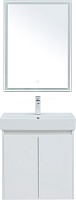 Aquanet Мебель для ванной Nova Lite 60 2 дверцы подвесная белая глянцевая