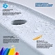 Teymi Раковина накладная в ванную Lina D41 чёрный матовый T50197 – картинка-18