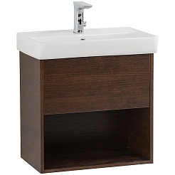 BelBagno Тумба с раковиной Neon 60 подвесная Rovere Scuro – фотография-1