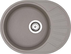 Акватон Кухонная мойка Чезана серый шелк – фотография-1