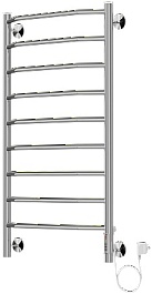 Terminus Полотенцесушитель электрический Виктория П9 500х950 диммер справа – фотография-1