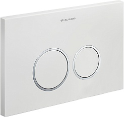 Milacio Клавиша смыва Standart MCU.201 белая/хром – фотография-2