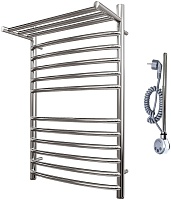 Point Полотенцесушитель электрический П11 500x800 PN05158SPE с полкой хром