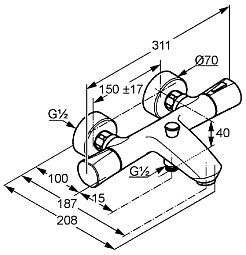 Kludi Смеситель "Zenta 351010538" – фотография-3