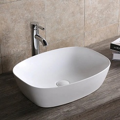 Ceruttispa Раковина накладная 51 CR0064 белая – фотография-3