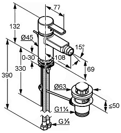 Kludi Смеситель "Zenta 385308675" – фотография-2