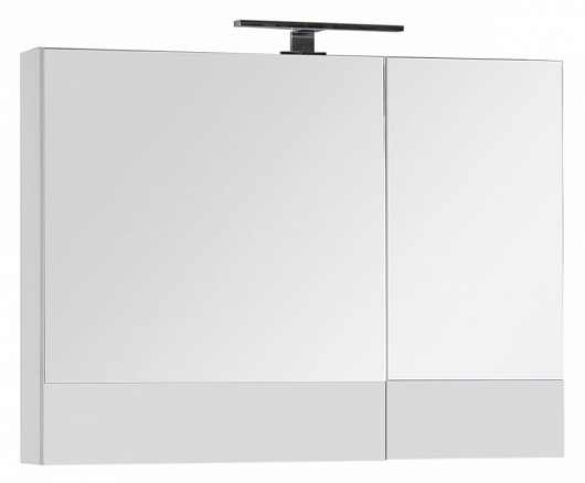 Aquanet Зеркальный шкаф "Верона 90" камерино белый – картинка-3