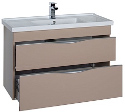 Aquanet Мебель для ванной "Эвора 100" капучино – фотография-2