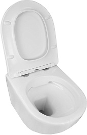 Azario Унитаз подвесной Grado AZ-0046 безободковый белый – фотография-6