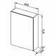Aquanet Зеркало-шкаф Йорк 60 – картинка-8