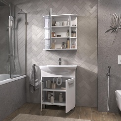 Vigo Тумба c раковиной Hoska 70 белая – фотография-9