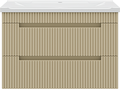 Brevita Тумба с раковиной Ariana 80 капучино – фотография-1