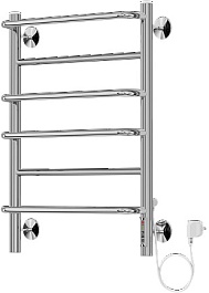 Terminus Полотенцесушитель электрический Евромикс П6 450х650 диммер справа – фотография-1