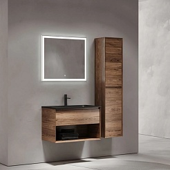 Sancos Тумба с раковиной Marmi 1.0 80 дуб чарльстон раковина Grace 81 CN7012MB – фотография-7