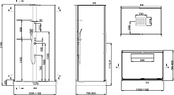 Black&White Душевая кабина Galaxy G8037 – фотография-7