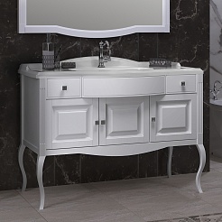 Opadiris Тумба с раковиной Лаура 120 белая – фотография-2