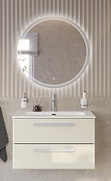 BelBagno Мебель для ванной Eco Cer-N 80 CZR-8073-80 брашированная альпака ручки сатин – фотография-1